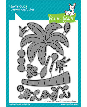 Lawn Fawn Christmas Palm Tree Dies (LF2966)