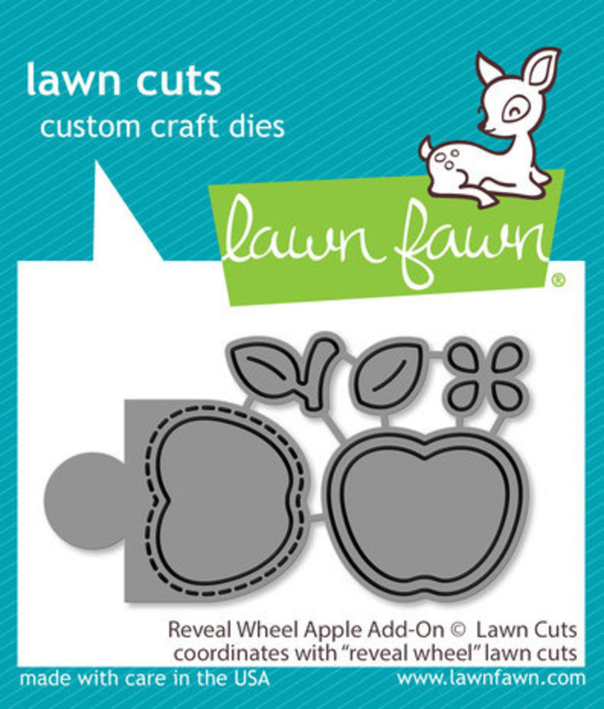 Lawn Fawn Reveal Wheel Apple Add-on Dies (LF2959)