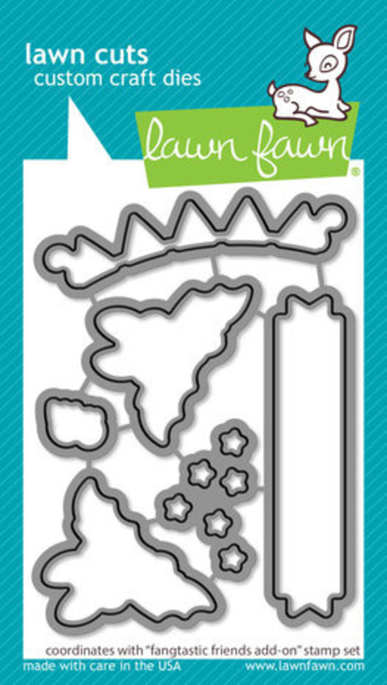 Lawn Fawn Fangtastic Friends Add-on Dies (LF2940)