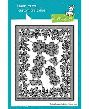 Lawn Fawn Spring Flowers Backdrop Dies (LF2818) Lawn Fawn Spring Flowers Backdrop Dies (LF2818)