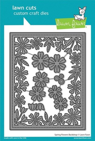 Lawn Fawn Spring Flowers Backdrop Dies (LF2818) Lawn Fawn Spring Flowers Backdrop Dies (LF2818)