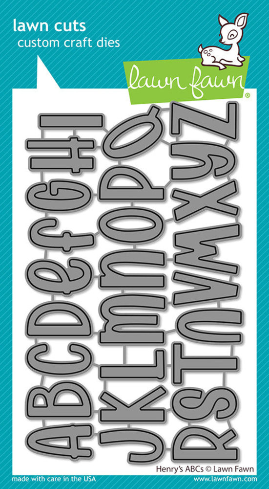 Lawn Fawn Henry's ABCs Dies (LF2814)