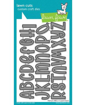 Lawn Fawn Henry's ABCs Dies (LF2814)