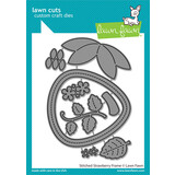 Lawn Fawn Stitched Strawberry Frame Dies (LF2809)