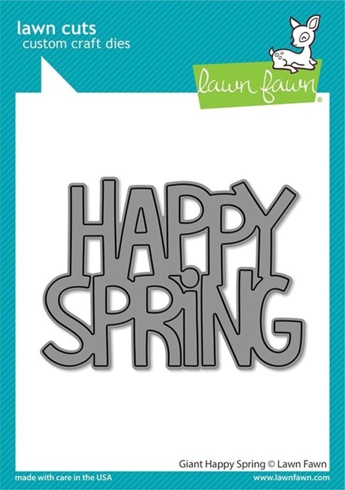 Lawn Fawn Giant Happy Spring Dies (LF2802) Lawn Fawn Giant Happy Spring Dies (LF2802)