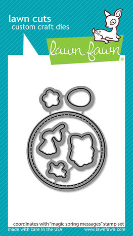 Lawn Fawn Magic Spring Messages Dies (LF2783) Lawn Fawn Magic Spring Messages Dies (LF2783)
