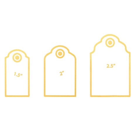 Vaessen Creative 3-in-1 Label Pons Geschulpte Rand (21494-002) Vaessen Creative 3-in-1 Label Pons Geschulpte Rand (21494-002)