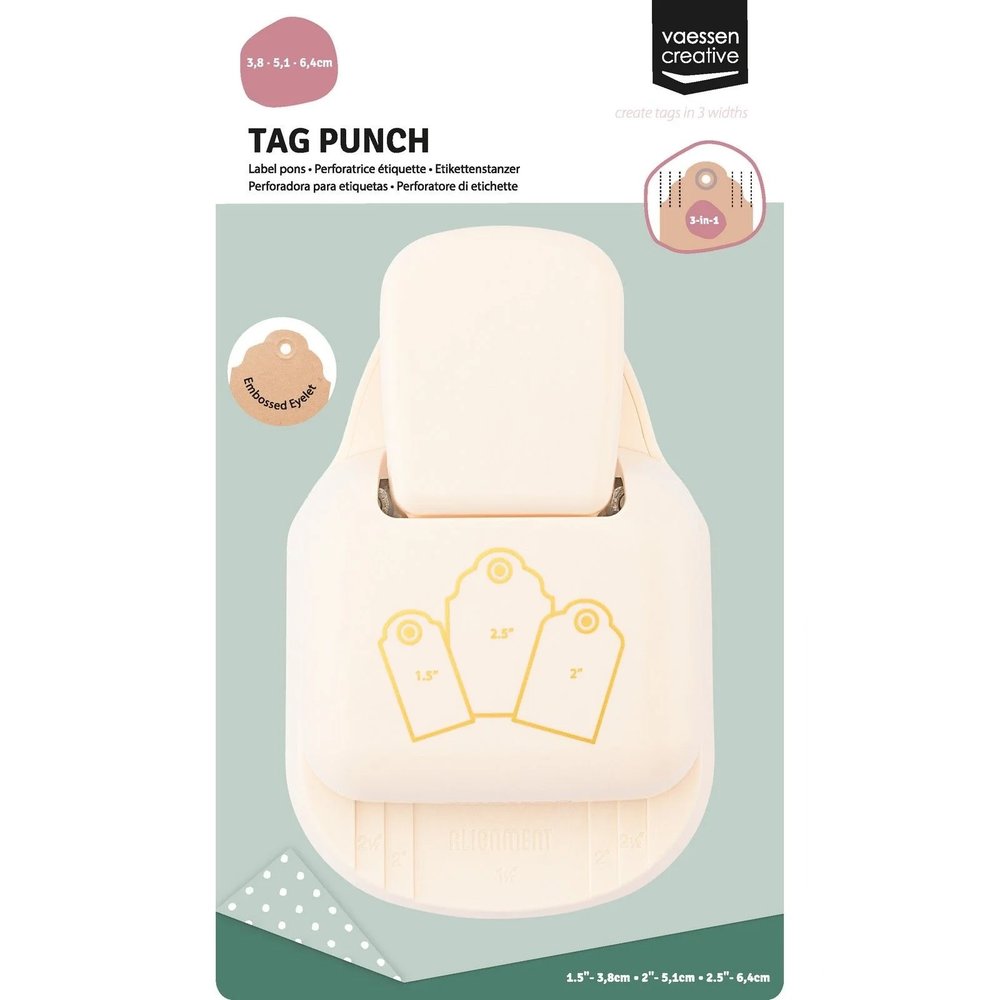 Vaessen Creative 3-in-1 Label Pons Geschulpte Rand (21494-002) Vaessen Creative 3-in-1 Label Pons Geschulpte Rand (21494-002)