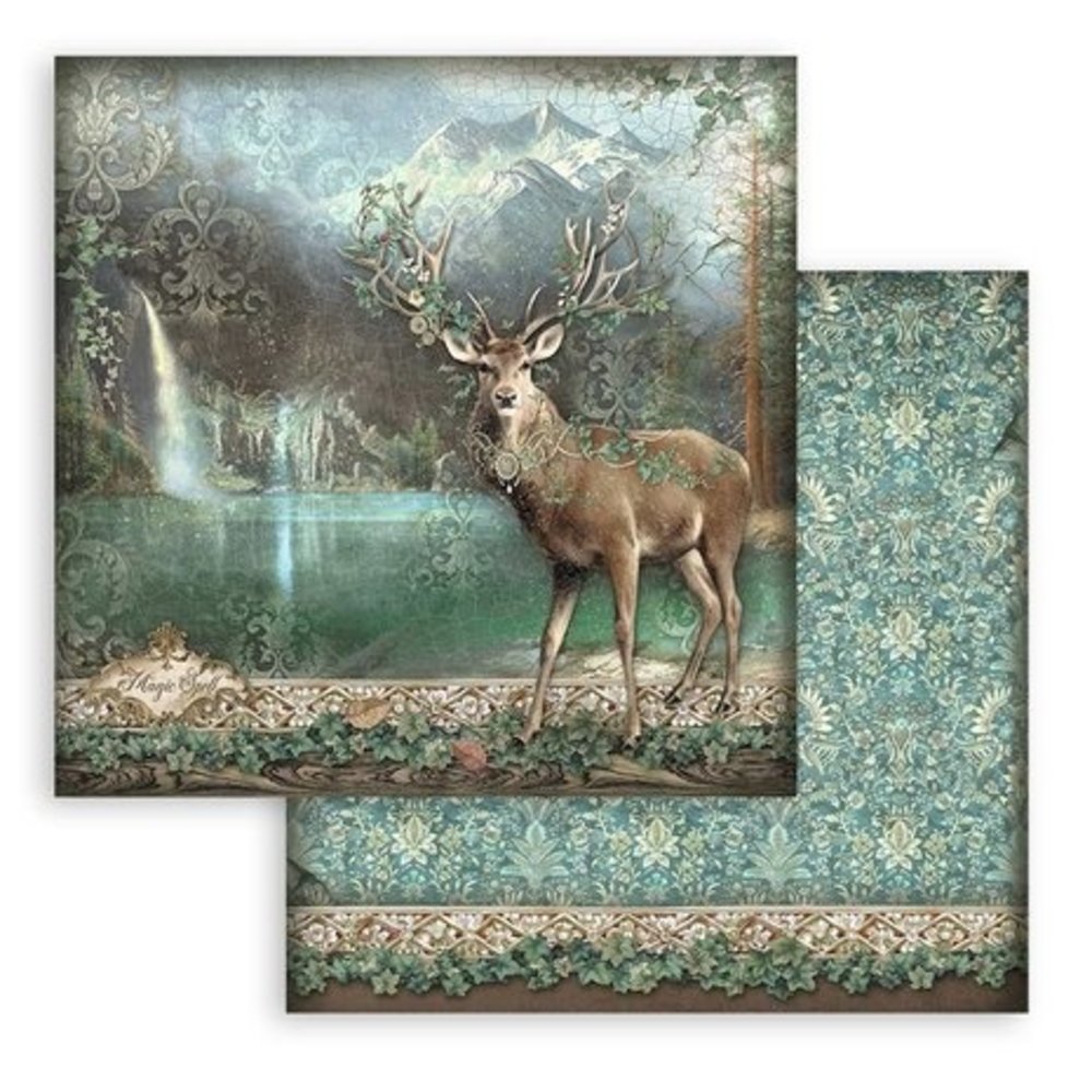 Stamperia Magic Forest 12x12 Inch Paper Pack (SBBL130)