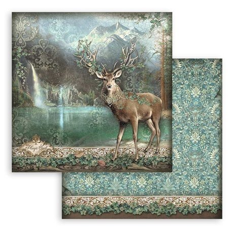 Stamperia Magic Forest 12x12 Inch Paper Pack (SBBL130)