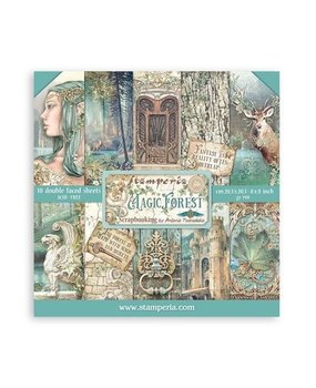 Stamperia Magic Forest 8x8 Inch Paper Pack (SBBS78)