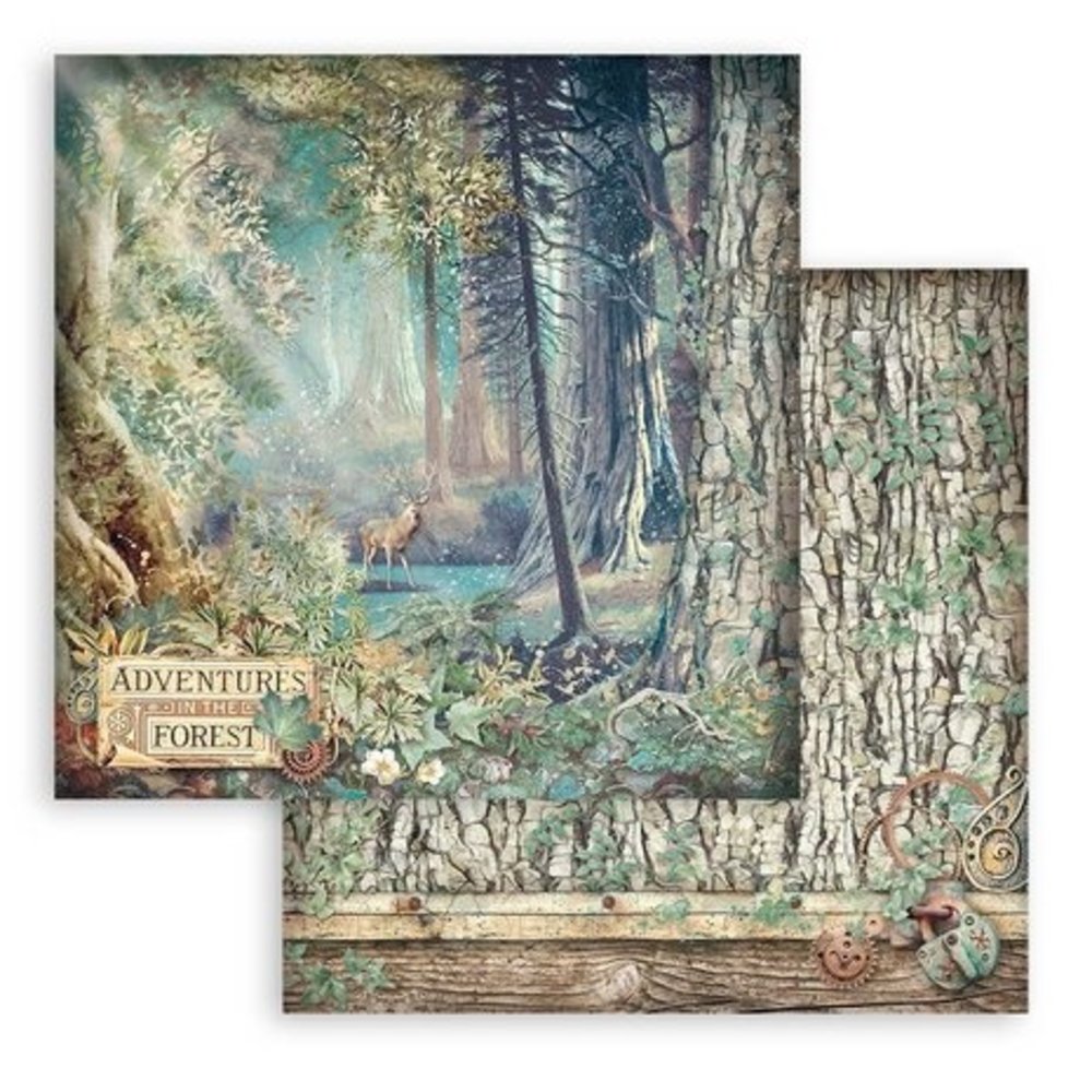 Stamperia Magic Forest 8x8 Inch Paper Pack (SBBS78)