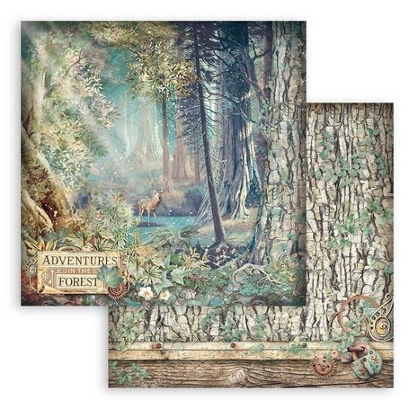 Stamperia Magic Forest 8x8 Inch Paper Pack (SBBS78)