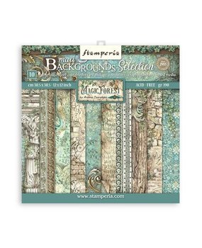 Stamperia Magic Forest Maxi Background 12x12 Inch Paper Pack (SBBL131) Stamperia Magic Forest Maxi Background 12x12 Inch Paper Pack (SBBL131)