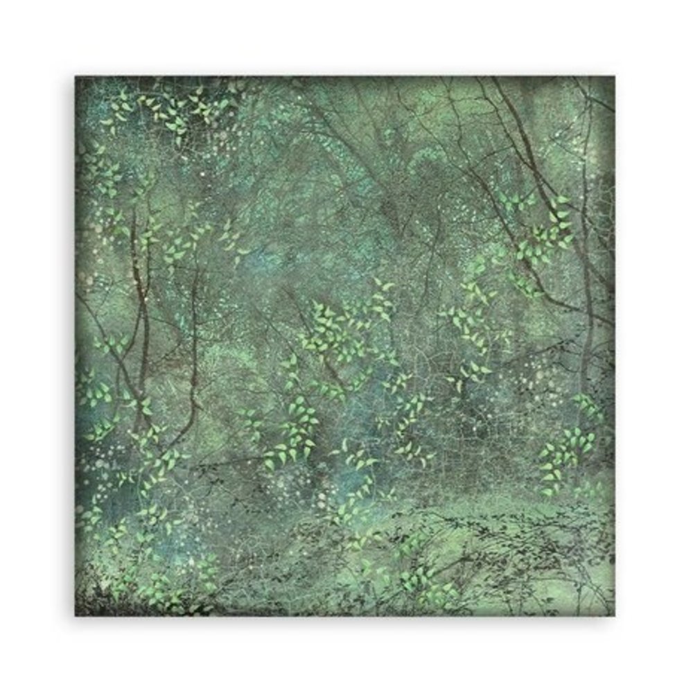 Stamperia Magic Forest Maxi Background 12x12 Inch Paper Pack (SBBL131) Stamperia Magic Forest Maxi Background 12x12 Inch Paper Pack (SBBL131)