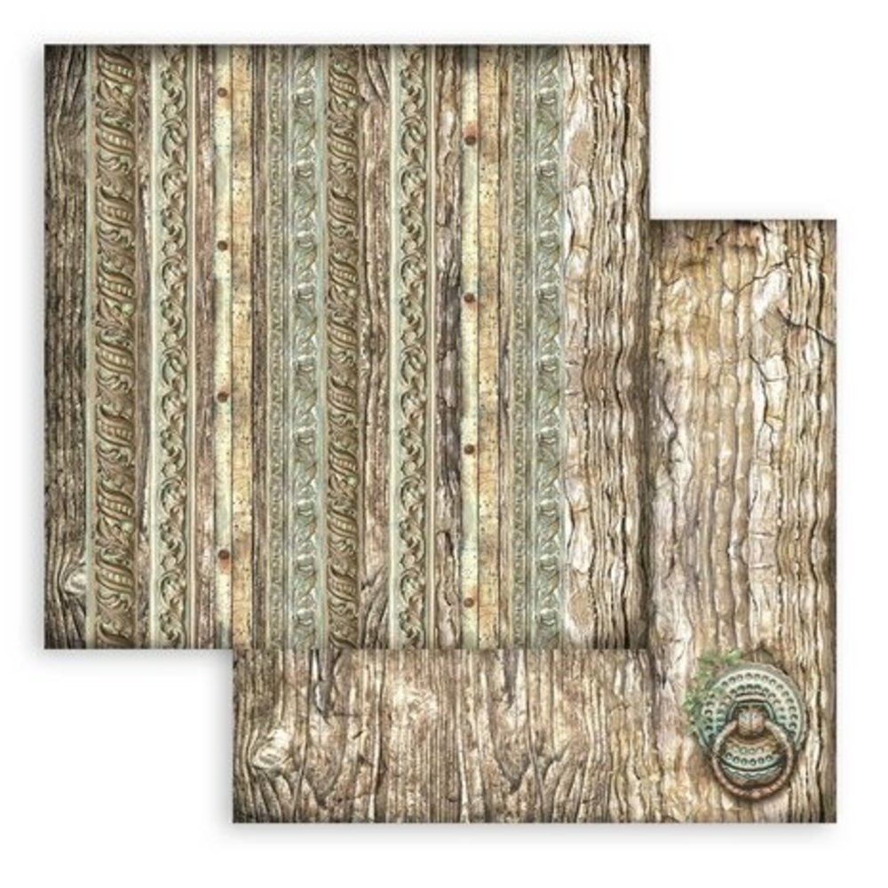 Stamperia Magic Forest Maxi Background 12x12 Inch Paper Pack (SBBL131) Stamperia Magic Forest Maxi Background 12x12 Inch Paper Pack (SBBL131)