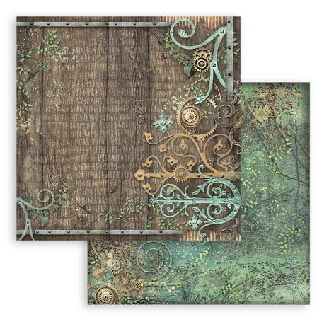 Stamperia Magic Forest Maxi Background 12x12 Inch Paper Pack (SBBL131) Stamperia Magic Forest Maxi Background 12x12 Inch Paper Pack (SBBL131)