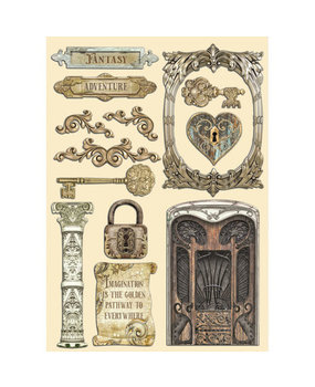 Stamperia Magic Forest Wooden Shapes A5 (KLSP136) Stamperia Magic Forest Wooden Shapes A5 (KLSP136)