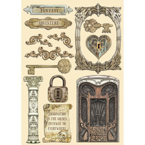 Stamperia Magic Forest Wooden Shapes A5 (KLSP136) Stamperia Magic Forest Wooden Shapes A5 (KLSP136)