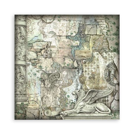 Stamperia Magic Forest 12x12 Inch Fabric Sheets (SBPLT10) Stamperia Magic Forest 12x12 Inch Fabric Sheets (SBPLT10)