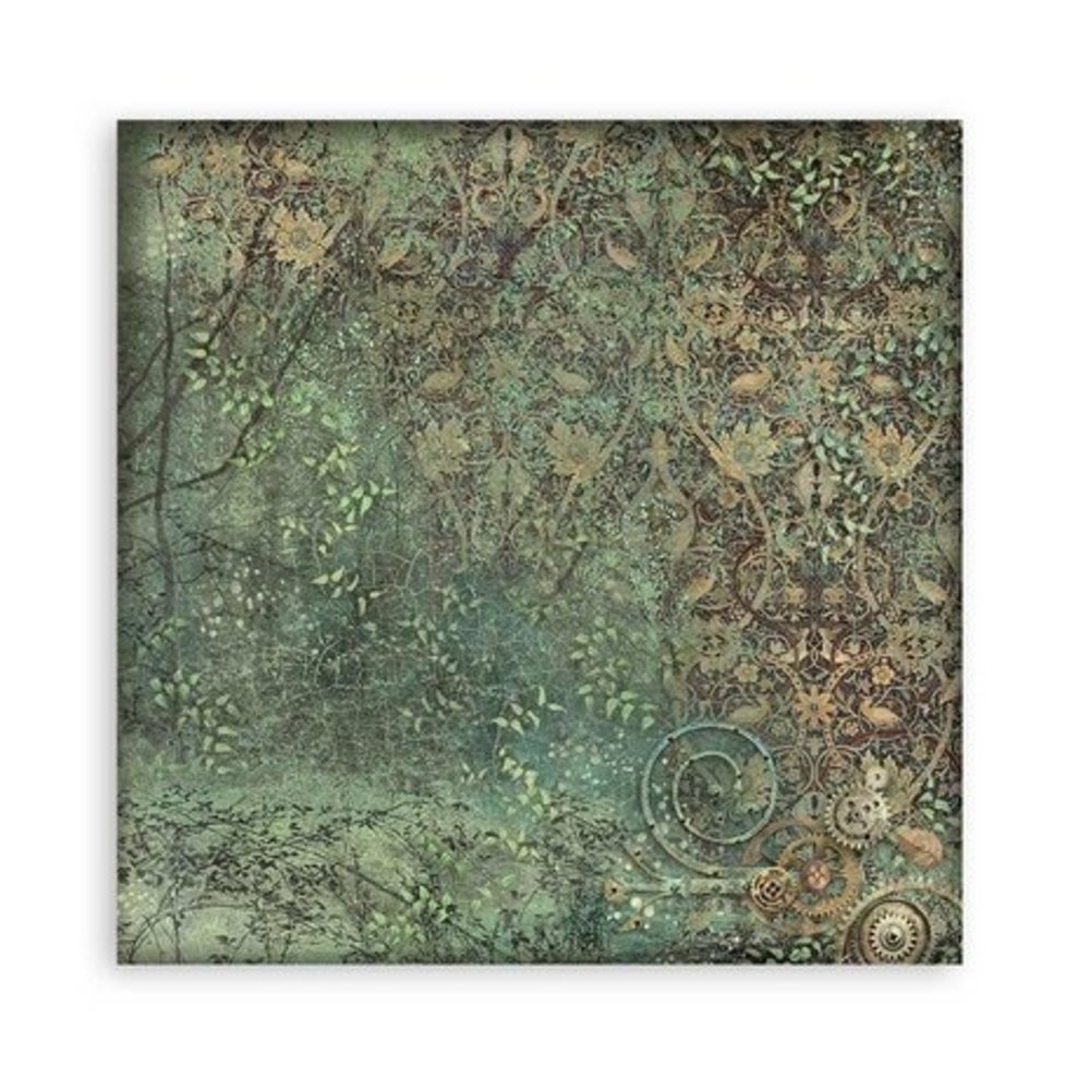 Stamperia Magic Forest 12x12 Inch Fabric Sheets (SBPLT10) Stamperia Magic Forest 12x12 Inch Fabric Sheets (SBPLT10)