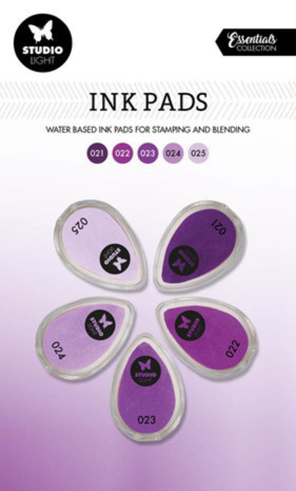 Studio Light Essentials Ink Pads Shades Of Purple (SL-ES-INKP05) Studio Light Essentials Ink Pads Shades Of Purple (SL-ES-INKP05)