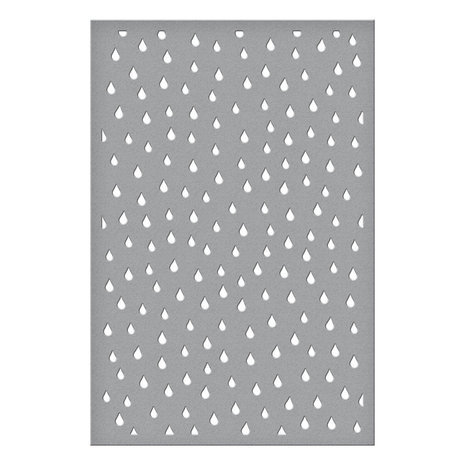 Spellbinders Raindrop Stencil (STN-047) Spellbinders Raindrop Stencil (STN-047)