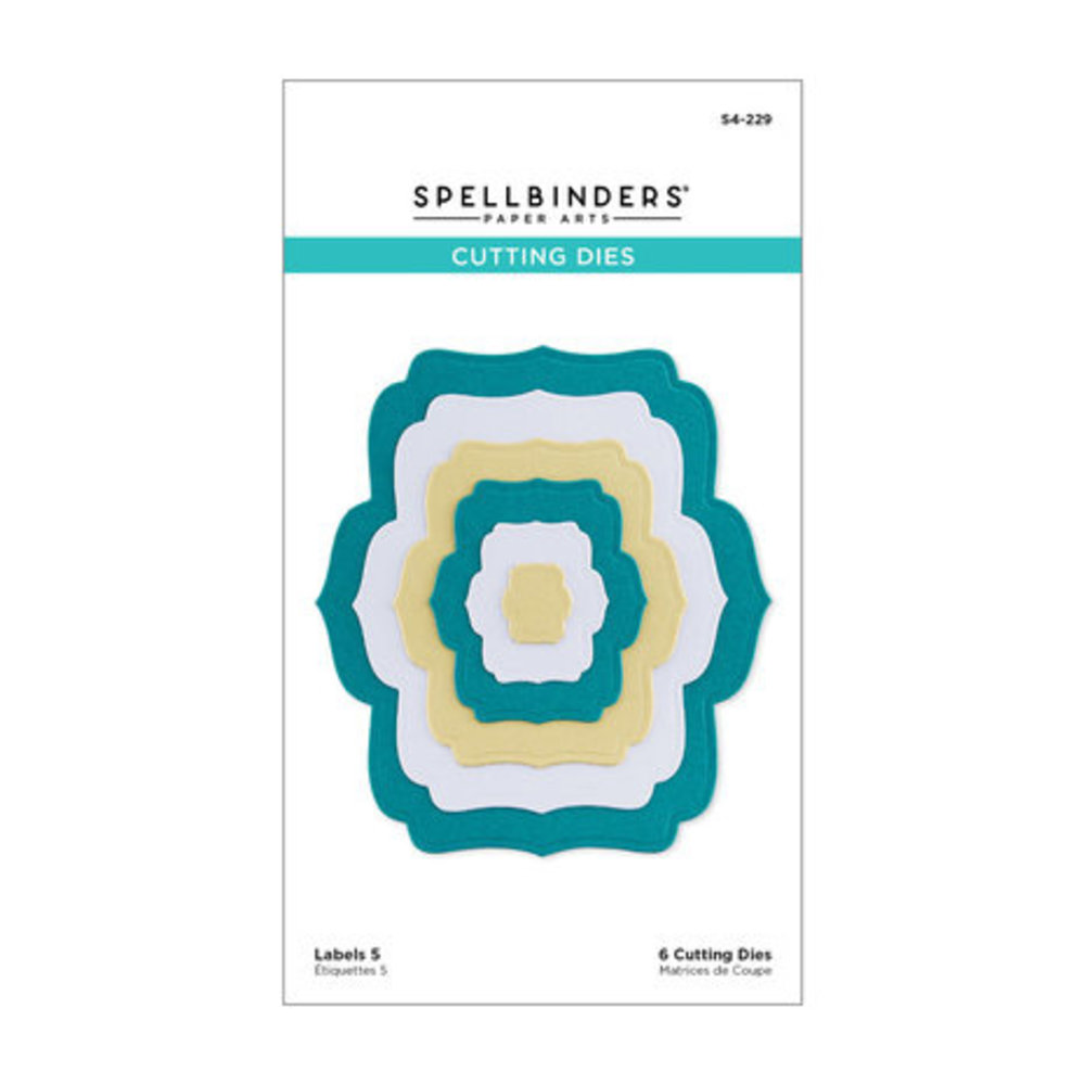 Spellbinders Labels 5 Dies (S4-229) Spellbinders Labels 5 Dies (S4-229)