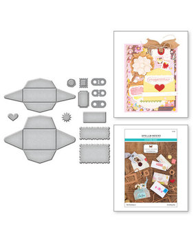 Spellbinders Flea Market Finds Mini Envelopes 2 Dies (S7-233) Spellbinders Flea Market Finds Mini Envelopes 2 Dies (S7-233)