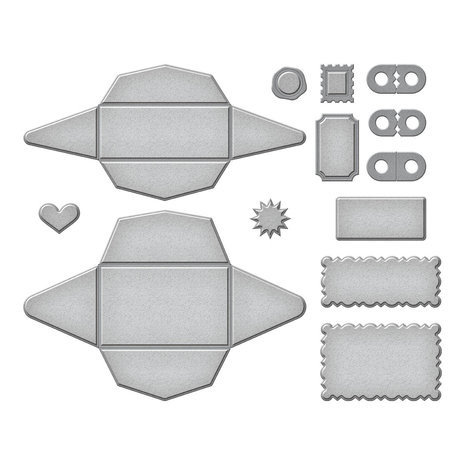 Spellbinders Flea Market Finds Mini Envelopes 2 Dies (S7-233) Spellbinders Flea Market Finds Mini Envelopes 2 Dies (S7-233)