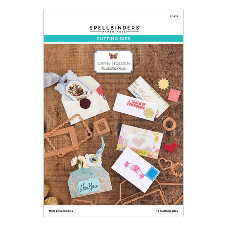 Spellbinders Flea Market Finds Mini Envelopes 2 Dies (S7-233) Spellbinders Flea Market Finds Mini Envelopes 2 Dies (S7-233)