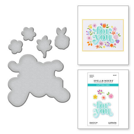 Spellbinders Layered Stencil Collection Floral For You Dies (S3-471)