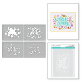 Spellbinders Layered Stencil Collection Layered Floral For You Stencils (STN-050)