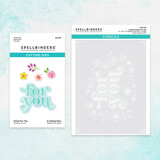 Spellbinders Layered Stencil Collection Floral For You Stencil & Die Bundle (BD-0749)
