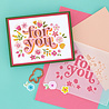 Spellbinders Layered Stencil Collection Floral For You Stencil & Die Bundle (BD-0749) Spellbinders Layered Stencil Collection Floral For You Stencil & Die Bundle (BD-0749)