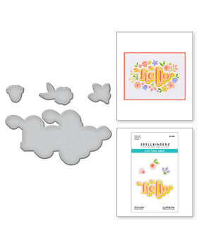 Spellbinders Layered Stencil Collection Floral Hello Dies (S3-472) Spellbinders Layered Stencil Collection Floral Hello Dies (S3-472)