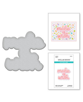 Spellbinders Layered Stencil Collection Make A Wish Confetti Dies (S3-473)