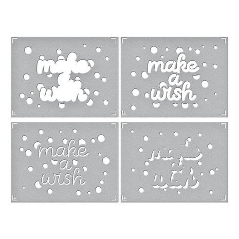 Spellbinders Layered Stencil Collection Layered Make a Wish Confetti Stencils (STN-053) Spellbinders Layered Stencil Collection Layered Make a Wish Confetti Stencils (STN-053)