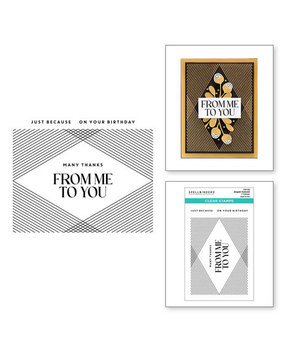 Spellbinders Toolbox Essentials Elegant Diamonds Clear Stamp (STP-128) Spellbinders Toolbox Essentials Elegant Diamonds Clear Stamp (STP-128)