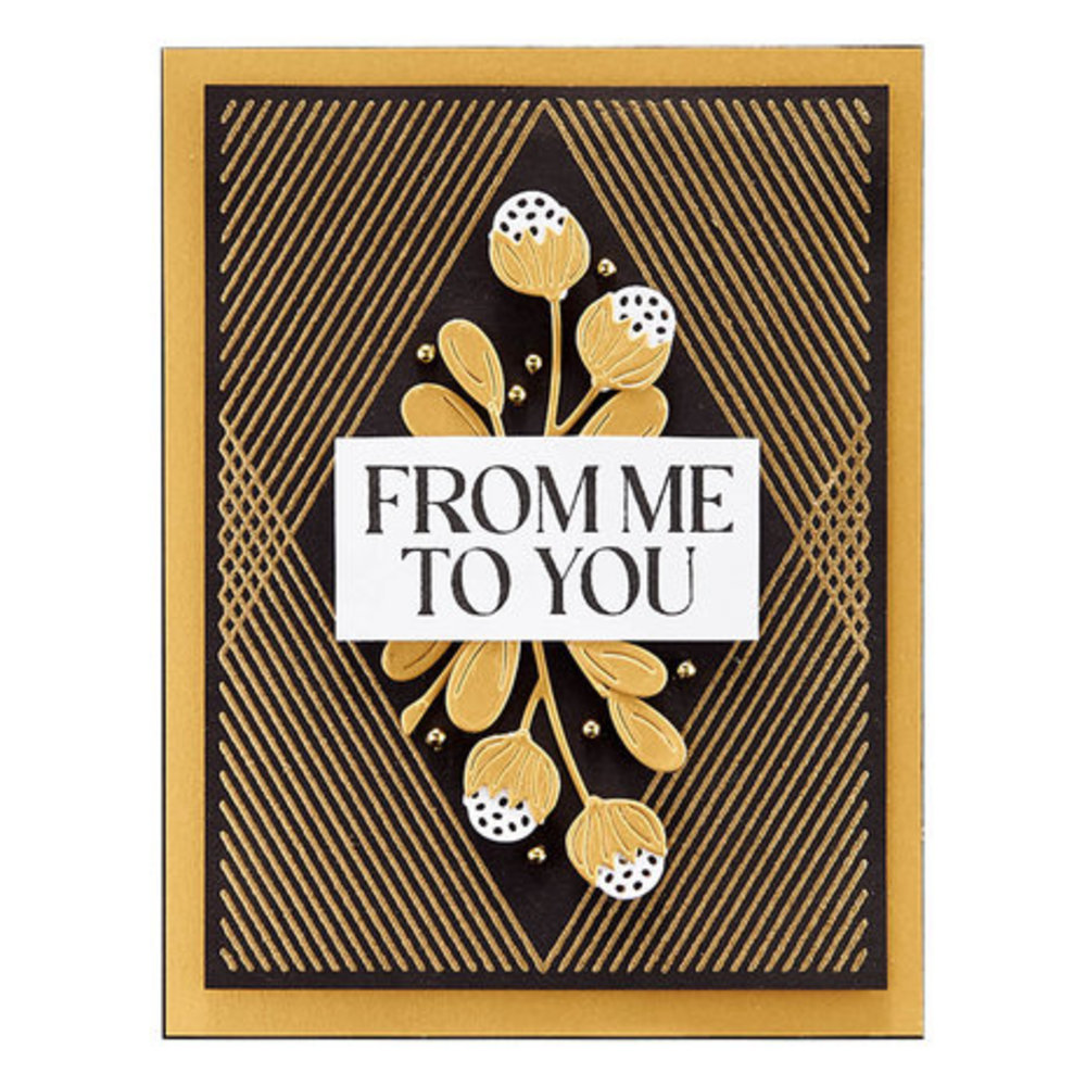 Spellbinders Toolbox Essentials Elegant Diamonds Clear Stamp (STP-128) Spellbinders Toolbox Essentials Elegant Diamonds Clear Stamp (STP-128)