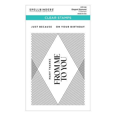 Spellbinders Toolbox Essentials Elegant Diamonds Clear Stamp (STP-128) Spellbinders Toolbox Essentials Elegant Diamonds Clear Stamp (STP-128)