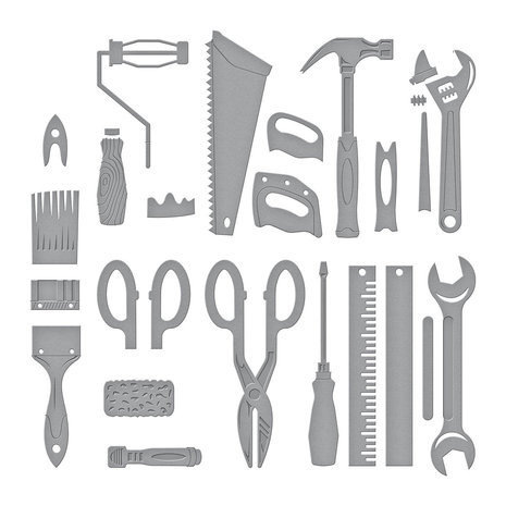 Spellbinders Toolbox Essentials All the Tools Dies (S6-204)