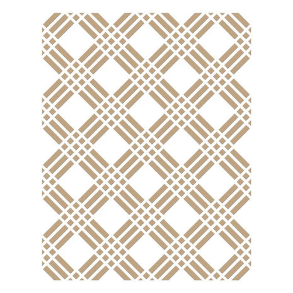 Spellbinders Toolbox Essentials Tic Tac Toe Plaid Glimmer Hot Foil Plate (GLP-354) Spellbinders Toolbox Essentials Tic Tac Toe Plaid Glimmer Hot Foil Plate (GLP-354)