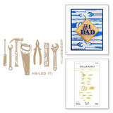 Spellbinders Toolbox Essentials Nailed It! Glimmer Hot Foil Plate (GLP-369)