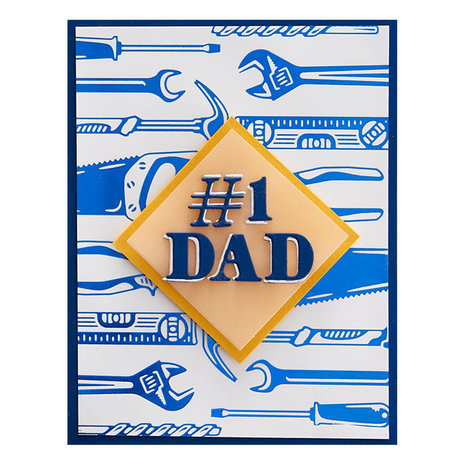 Spellbinders Toolbox Essentials Nailed It! Glimmer Hot Foil Plate (GLP-369) Spellbinders Toolbox Essentials Nailed It! Glimmer Hot Foil Plate (GLP-369)