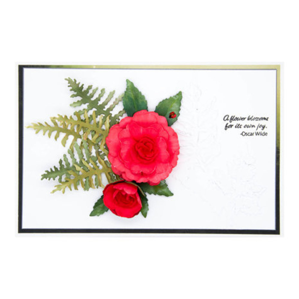 Spellbinders The Victorian Garden Camellia Dies (S4-1233)