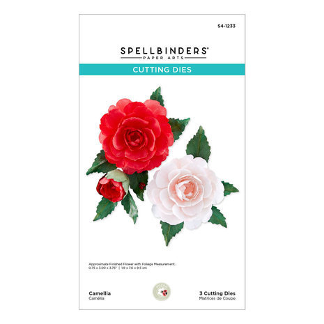 Spellbinders The Victorian Garden Camellia Dies (S4-1233)