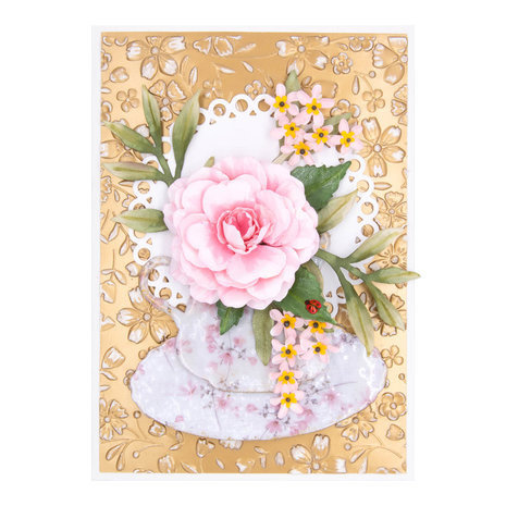 Spellbinders The Victorian Garden Teacup and Saucer Dies (S4-1277) Spellbinders The Victorian Garden Teacup and Saucer Dies (S4-1277)