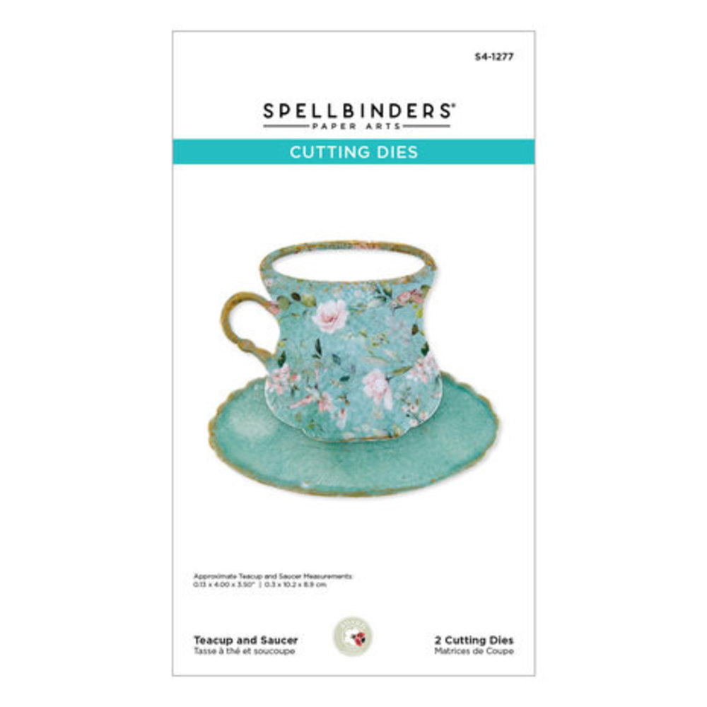 Spellbinders The Victorian Garden Teacup and Saucer Dies (S4-1277) Spellbinders The Victorian Garden Teacup and Saucer Dies (S4-1277)