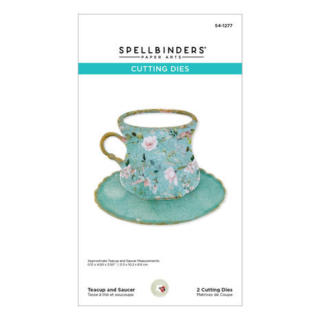 Spellbinders The Victorian Garden Teacup and Saucer Dies (S4-1277) Spellbinders The Victorian Garden Teacup and Saucer Dies (S4-1277)